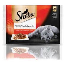 Sheba 4x85 gr 13 Adet Etli Seçenekler Pouch Kedi Yaş Maması