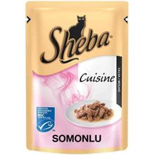Sheba Cuisine Pouch Somonlu 85 gr Konserve Kedi Mamasi