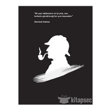 Sherlock Holmes Desenli Ciltli Defter - Salon Yayınları