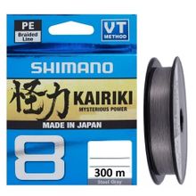 Shimano Kairiki 8 Kat Steel Gray 300 mt İp Misina