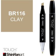 Shinhan Art Touch Twin BR116 Clay Çift Uçlu Markör Kalem