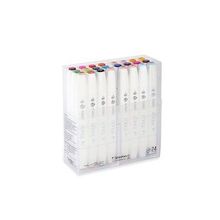 Shinhan Art Touch Twin Brush Çift Taraflı 24'lü Markör Kalem Seti