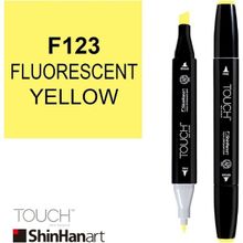 Shinhan Art Touch Twin F123 Fluorescent Yellow Çift Uçlu Markör Kalem
