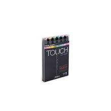 Shinhan Art Touch Twin Pastel Renkleri Çift Uçlu 6'lı Markör Kalem Seti