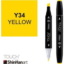 Shinhan Art Touch Twin Y34 Yellow Çift Uçlu Markör Kalem