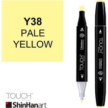 Shinhan Art Touch Twin Y38 Pale Yellow Çift Uçlu Markör Kalem