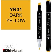 Shinhan Art Touch Twin YR31 Dark Yellow Çift Uçlu Markör Kalem