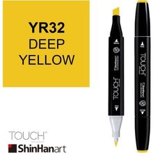 Shinhan Art Touch Twin YR32 Deep Yellow Çift Uçlu Markör Kalem