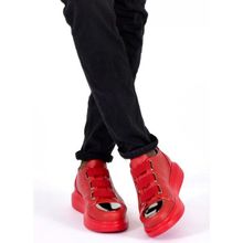 Shoecide CH251 CRT Mirror Kırmızı Renk Erkek Günlük Ayakkabı