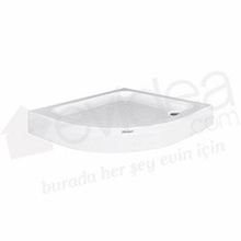 Shower 100x100 cm Oval Flat Duş Teknesi