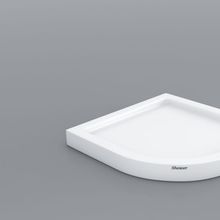 Shower Baffy 90x90 cm Drop Oval Monoblok Duş Teknesi