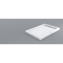 Shower Dikdörtgen Monoblok 80x140 cm Duş Teknesi