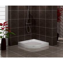 Shower Oval Monoblok 70x70 cm Duş Teknesi