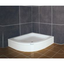 Shower Oval Panelli 100x100 cm Duş Teknesi