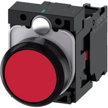 Siemens 3SU1100-0AB20-1CA0 Kırmızı Komple Yaylı Buton