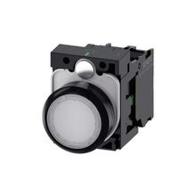 Siemens 3SU1106-0AB60-1BA0 1NO 230VAC Beyaz Ledli Buton