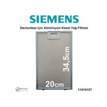 Siemens LC65KAJ20T Davlumbaz Filtresi 20x34.5 cm Aspiratör Filtre