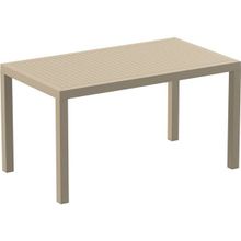 Siesta 186 Ares 140x80 cm Krem Dikdörtgen Bahçe Masası