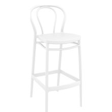 Siesta Victor Beyaz 75 cm Bar Taburesi