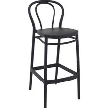 Siesta Victor Siyah 75 cm Bar Taburesi