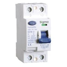 Sigma SHM2025030 1 Faz+Nötr 25 A 30mA AC Tipi Kaçak Akım Rölesi