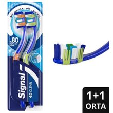 Signal Ultra Clean Expert 4D 1+1 Orta Diş Fırçası