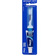Signal White Now Anında Beyazlık Diş Macunu 16 ml + Seyahat Boy Diş Fırçası