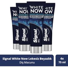Signal White Now Lekesiz Beyazlık 4x75 ml Diş Macunu
