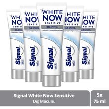 Signal White Now Sensitive 5x75 ml Diş Macunu