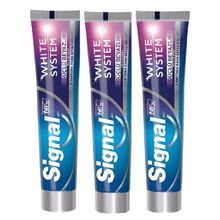 Signal White System Güçlü Beyazlık 3x75 ml Diş Macunu