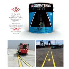 Signatekma RAL-9016 Hydral Su Bazlı 25 kg Beyaz Yol Çizgi Boyası