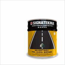 Signatekma Signaline Alkid Esaslı 25 kg Beyaz Yol Çizgi Boyası