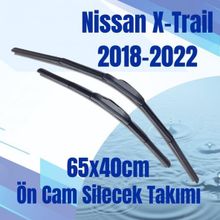 Silbak Nissan X-Trail Xtrail 2018-2022 65x40 cm Ön Cam Silecek Takımı