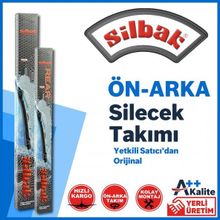 Silbak Volkswagen Touran Ön Arka 2003-2006 Muz Silecek Takımı