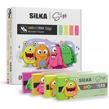 Silka Büyük 20 Adet Monster Silgi