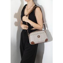 Silver Polo SP1094 Bej Taba Kadın Çapraz Çanta