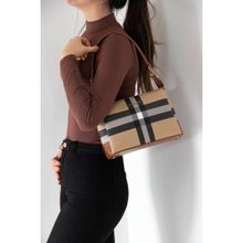 Silver Polo SP910 Bej Taba Kadın Çapraz Çanta