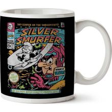 Silver Smurfer the Smurfs Silver Surfer Baskılı Kupa