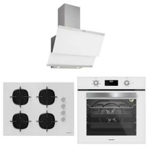 Silverline 3420 Classy 60-CS5429W01-BO6502W02 3'lü Beyaz Ankastre Set