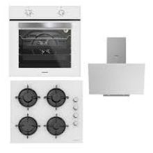 Silverline 3481 Flam - CS5349W01 - BO65E1W01 3'lü Beyaz Ankastre Set