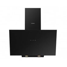 Silverline 3481 Flam Siyah 60 cm Cam Davlumbaz