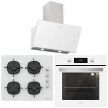 Silverline Beyaz Cam BO6504W01 - CS5335W01 - 3457 Ankastre Set