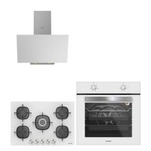 Silverline BO6501W01 - 3481 - CS5622W01 3'lü Beyaz Ankastre Set