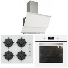 Silverline BO6502W01 - CS5335W01 - 3420W Beyaz 3'lü Ankastre Set