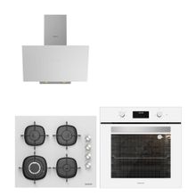 Silverline BO6502W02-3481 Beyaz-CS5629W01 Ankastre Set