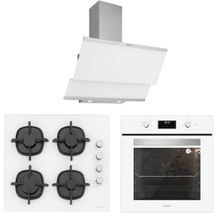 Silverline BO6502W02 - CS5343W01 - 3420 Classy 60 3'lü Beyaz Ankastre Set