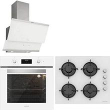 Silverline BO6502W02 - CS5349W01 - 3420 3'lü Beyaz Ankastre Set