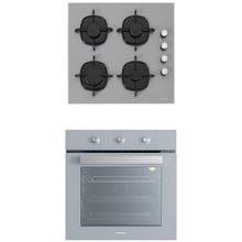 Silverline BO6503S01-CS5335S02 Gri 2'li Ankastre Set