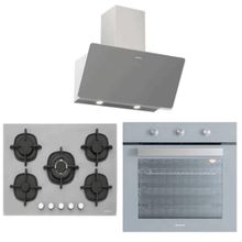 Silverline BO6503S01 - CS5364S01 - 3457 Soho 60 3'lü Gri Ankastre Set