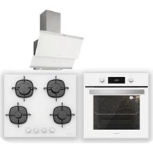 Silverline BO6503W01 -CS5343W01-3457W 60 3'lü Beyaz Ankastre Set